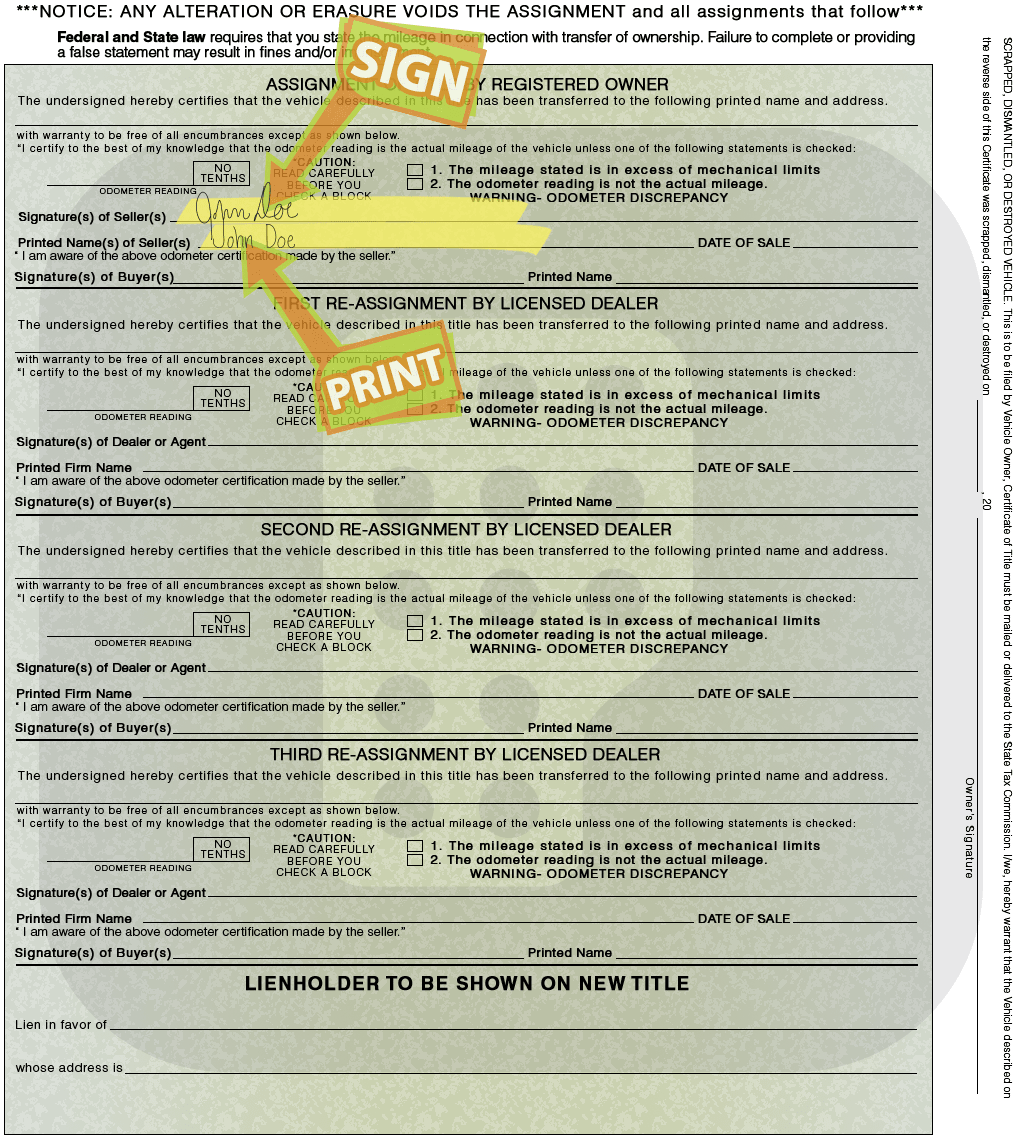 Mississippi Title Processing Information | Donate a Car 2 Charity